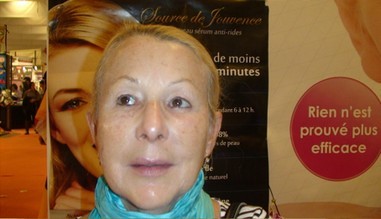 Après l'application des produits Jouvessence de PG Skincare France